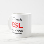 esl lehren kaffeetasse (Vorderseite Links)