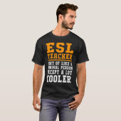 ESL-Lehrer definiert Englischlehrer T-Shirt (Vorne ganz)