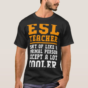 ESL-Lehrer definiert Englischlehrer T-Shirt