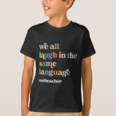 ESL Lehrer ESOL Student Niedlich zurück zur Schule T-Shirt (Vorderseite)