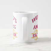 ESL-Lehrer Jumbo-Tasse (Rückseite)