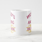 ESL-Lehrer Jumbo-Tasse (Vorderseite)