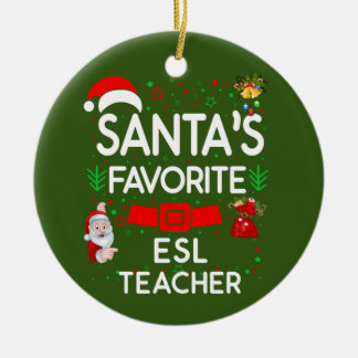 ESL-Lehrer Keramik Ornament