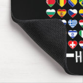ESL-Lehrer sind hier für Worlds Virtual willkommen Mousepad (Ecke)