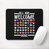 ESL-Lehrer sind hier für Worlds Virtual willkommen Mousepad (Mit Mouse)