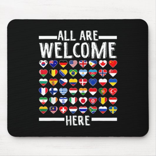 ESL-Lehrer sind hier für Worlds Virtual willkommen Mousepad (Vorne)
