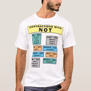 ESL T Shirt Negative Kontrakte mit Nicht-Liste