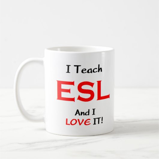 esl teach & love kaffeetasse (Links)