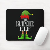 Esl Teacher Elf Xmas Funny Family Matching Group C Mousepad (Mit Mouse)