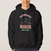ESL Teachers Difference Maker ESLTeacher Back To S Hoodie (Vorderseite)