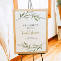 ESME Bohemisch Greenery Gold Brautparty Willkommen