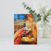 Esme, Vintage Wahrsagerin Postkarte (Stehend Vorderseite)