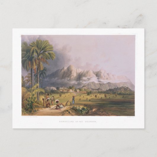 Esmeralda, am Orinoco, Standort einer spanischen M Postkarte (Vorderseite)