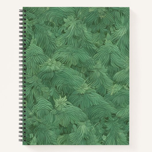 Esmeralda Art Nouveau Notizblock (Vorderseite)