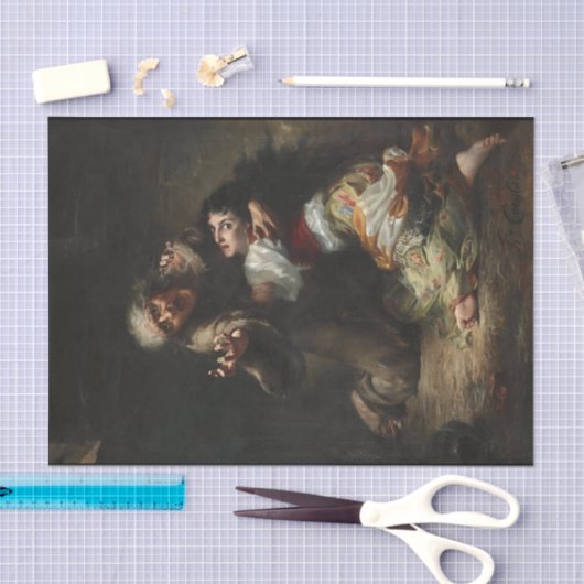 Esmeralda Henri Coeylas Art Seidenpapier (Handwerk)