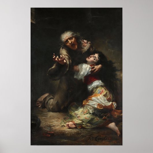 Esmeralda Henri Coeylas Painting Poster (Vorne)