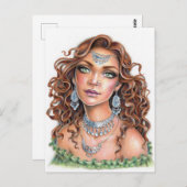 Esmeralda Postkarte (Vorne/Hinten)