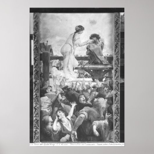 Esmeralda und Quasimodo, 1905 Poster (Vorne)