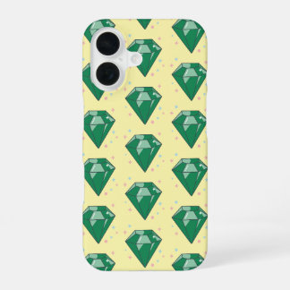 esmeralda verde vector iPhone 16 hülle