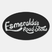 Esmeraldas Roadshow Offiziell Oval Sticker (Vorderseite)