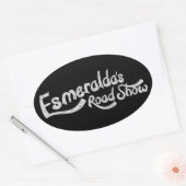 Esmeraldas Roadshow Offiziell Oval Sticker (Umschlag)