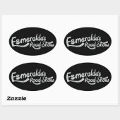 Esmeraldas Roadshow Offiziell Oval Sticker (Blatt)