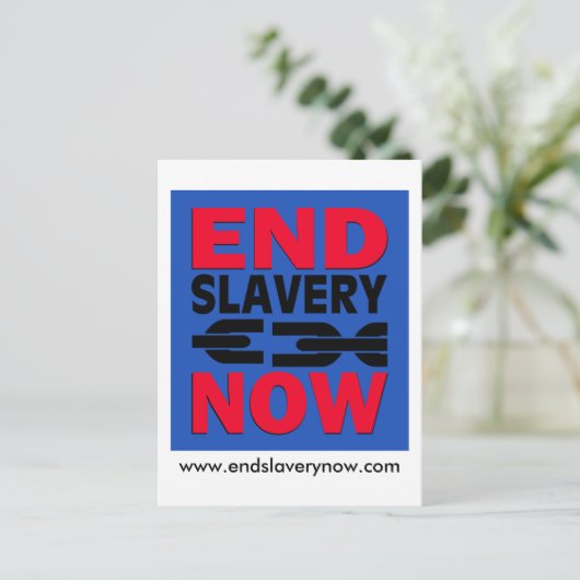 ESN-Logo Postkarte (Stehend Vorderseite)