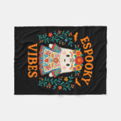 Esoky Vibes Maestra Halloween Spanish Mexican Boho Fleecedecke (Vorderseite (Horizontal))