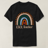 ESOL-Lehrer Boho kehrt zurück zur Schulausbildung T-Shirt (Design vorne)
