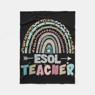 Esol-Team Lehrer und Schüler zurück in die Schule Fleecedecke