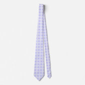 Esophageal Cancer Awareness Plaid Periwinkle Krawatte (Vorderseite)