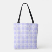 Esophageal Cancer Awareness Plaid Periwinkle Tasche (Rückseite)
