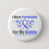 Esophageal Cancer Periwinkle Ribbon Daddy Button (Vorderseite)