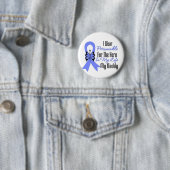 Esophageal Cancer Ribbon Hero My Daddy Button (Beispiel)
