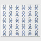 Esophageal Krebs-Bewusstseins-Band Geschenkpapier (Flach)