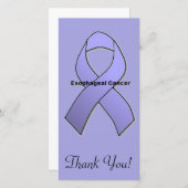 Esophageal Krebs Dankeskarte (Vorne/Hinten)