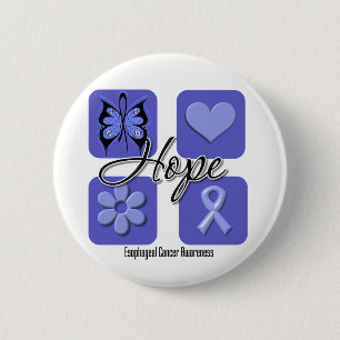 Esophageal Krebs-Hoffnungs-Liebe inspirieren Button