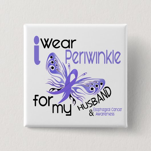 Esophageal Krebs TRAGE ICH SINGRÜN FÜR MEINEN Button (Vorderseite)