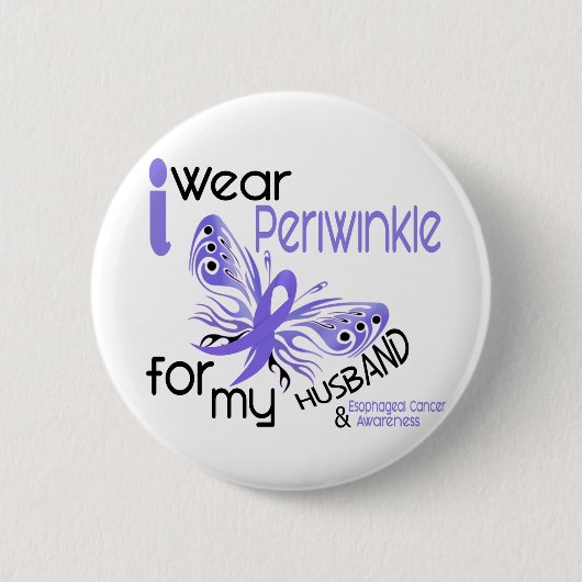 Esophageal Krebs TRAGE ICH SINGRÜN FÜR MEINEN Button (Vorderseite)