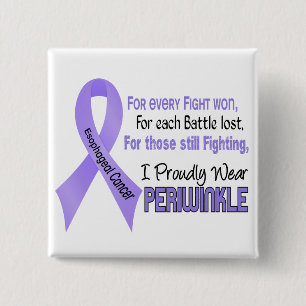 Esophageal Krebs trage ich stolz Singrün Button