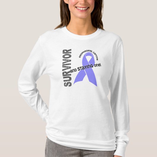 Esophageal Krebs-Überlebender T-Shirt (Vorderseite)