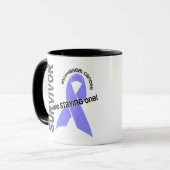 Esophageal Krebs-Überlebender Tasse (Vorderseite Links)