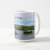 Esopus Lighthouse in NY Kaffeetasse (VorderseiteRechts)