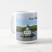 Esopus Lighthouse in NY Kaffeetasse (Vorderseite Links)