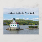 Esopus Lighthouse in NY Postkarte (Vorderseite)