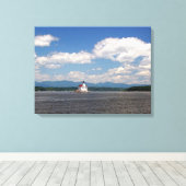 Esopus Lighthouse Leinwanddruck (Insitu (Holzboden))