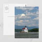 Esopus Lighthouse Postkarte (Vorne/Hinten)
