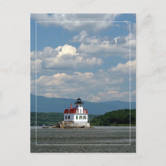 Esopus Lighthouse Postkarte (Vorderseite)