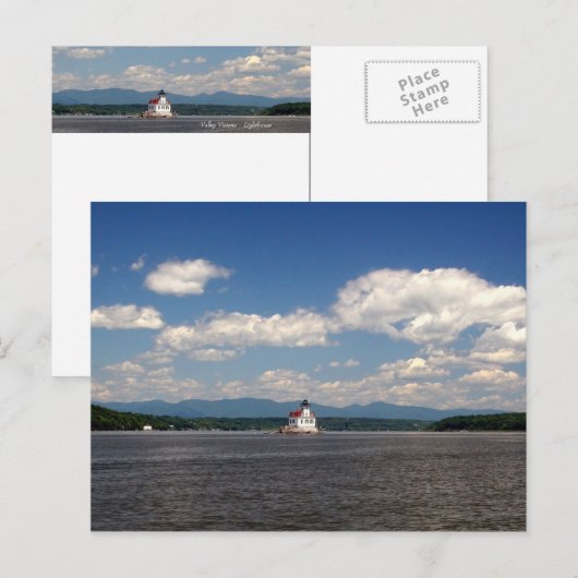 Esopus Lighthouse Postkarte (Vorne/Hinten)