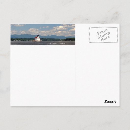 Esopus Lighthouse Postkarte (Rückseite)